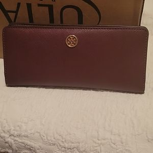Tori burch leather wallet
